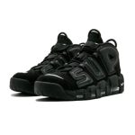 Supreme x Nike More Uptempo Black 大AIR 皮蓬中幫復古籃球鞋