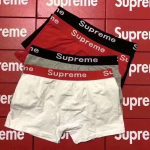 Supreme男士純棉四角內褲 4條裝