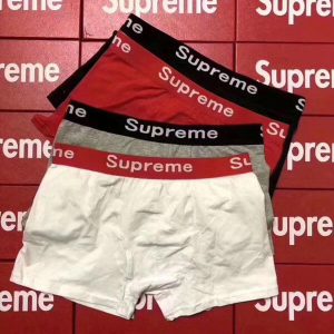 Supreme男士純棉四角內褲 4條裝