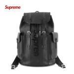 Supreme x Louis Vuitton 聯名水波紋後背包 限量版雙肩包