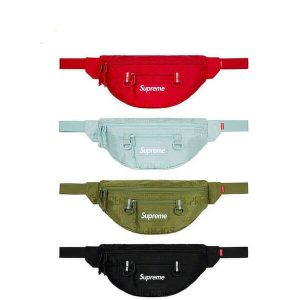 Supreme Waist Bag 暗紋字母LOGO 腰包