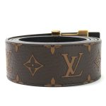 Supreme × LOUIS VUITTON 棕色老花腰帶 男士皮帶