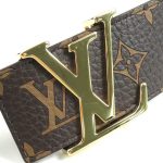 Supreme × LOUIS VUITTON 棕色老花腰帶 男士皮帶
