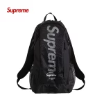 20SS Supreme 網眼雙肩包 3m反光 運動後揹包 黑色