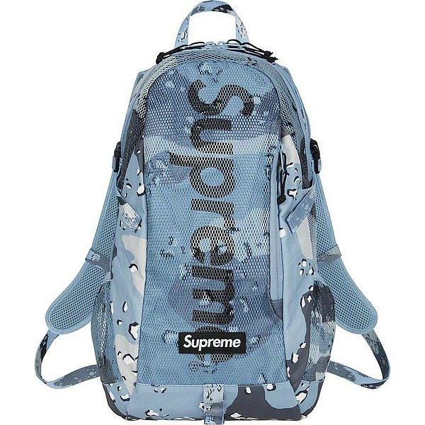 20SS Supreme 網眼雙肩包 3m反光 運動後揹包