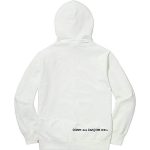 Supreme x CDG Split Box Logo 聯名款連帽衛衣 錯位分割Logo 休閒帽T