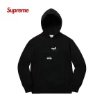 Supreme x CDG Split Box Logo 聯名款錯位分割Logo 休閒帽T