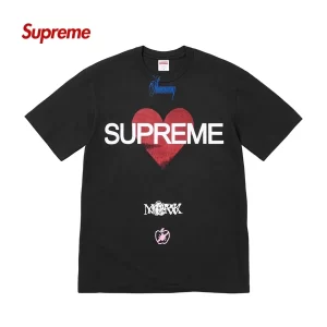 Supreme Announcing Tee 心型Logo圓領短袖T恤 情侶款