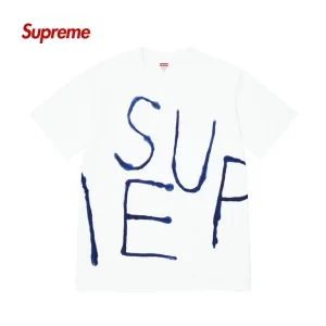 Supreme Painted Tee 胸前英文Logo塗鴉 彩繪字母短袖T恤