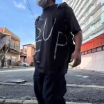 Supreme Painted Tee 胸前英文Logo塗鴉 彩繪字母短袖T恤