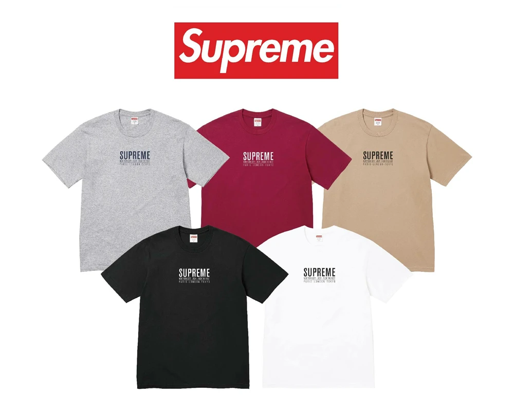 Supreme官網台灣新款