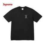 Supreme聯名款 40 Acres Malcolm Tee 背後X字母Logo印花 短袖T恤