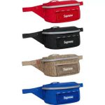 美式潮牌 Supreme多功能腰包 品牌LOGO貼標