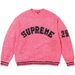 Supreme 弧形Logo毛絨款毛衣 冬季保暖