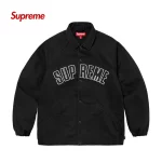 Supreme 教練夾克 貼布字母Logo刺繡 防風保暖外套