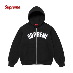 Supreme 胸前刺繡Logo連帽衛衣 休閒加絨保暖外套