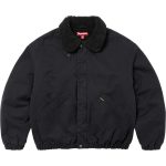 Supreme 牛仔夾克 羊羔絨內裏 復古飛行員外套 加厚款