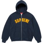 美式潮牌 Supreme 胸前刺繡Logo連帽衛衣 休閒加絨保暖外套